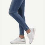 Дамски спортни обувки Caprice естествена кожа бели мемори пяна