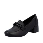 Дамски обувки на нисък ток Rieker Antistress 41660-60 ширина F - черни - Image 2