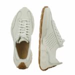 Дамски спортни обувки Clarks Craft Speed естествена кожа бели - Image 7