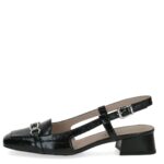 Дамски обувки Caprice естествен лак черни - Image 2