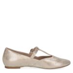 Дамски обувки Tamaris балерина бежови/златисти - Image 5
