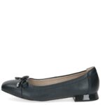 Дамски равни обувки балерина Caprice естествена кожа сини - Image 2