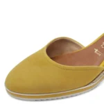 Дамски обувки на платформа Tamaris Touch It жълти - Image 6