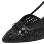 Дамски обувки на ток Tamaris Touch it черни - Image 5