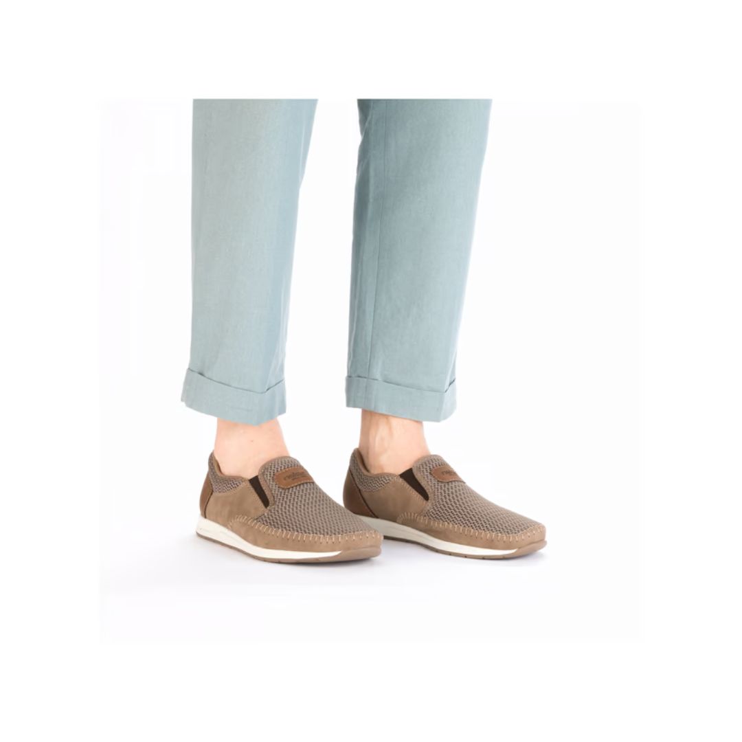 3 Мъжки спортни обувки Rieker Antistress 11954-64 бежови - Image 1