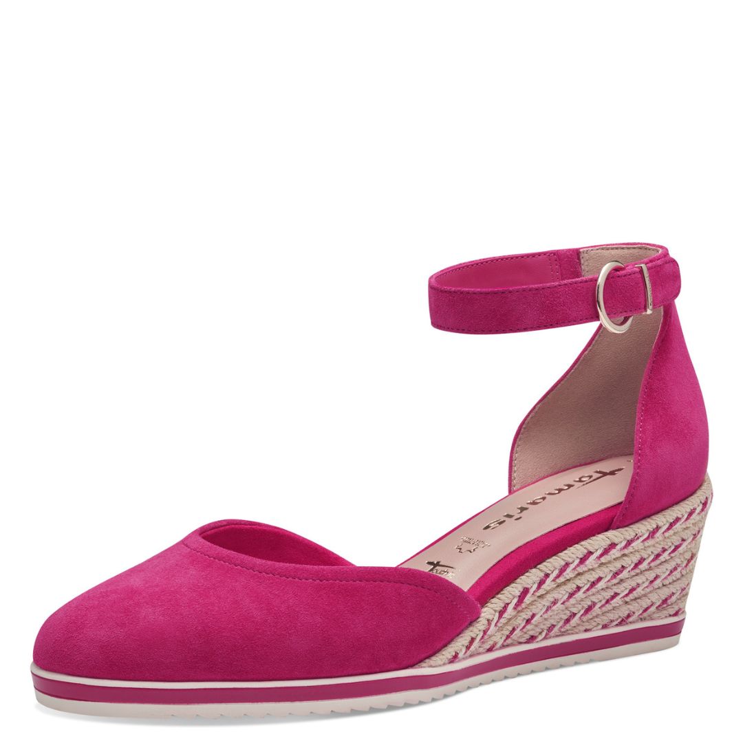 3 Дамски обувки на платформа Tamaris Touch It циклама - Image 1