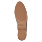 Дамски равни обувки от естествена кожа Caprice златисти - Image 4