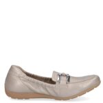 Дамски равни обувки балерина Caprice еленска кожа - Image 6