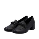 Дамски обувки на нисък ток Rieker Antistress 41660-60 ширина F - черни - Image 9