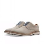 Мъжки елегантни обувки Clarks Atticus LTLace сиви - Image 2