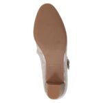 Дамски обувки на среден ток Caprice естествена кожа бежови/златисти - Image 5