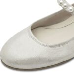 Дамски обувки Tamaris балерина Touch it сребристи - Image 6