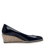 Дамски обувки на платформа Tamaris Essentials син лак - Image 6