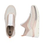 Дамски спортни обувки Rieker Antistress 48053-31 розови/бежови - Image 2