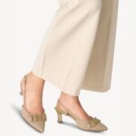 Дамски елегантни обувки на ток Tamaris Touch it бежови