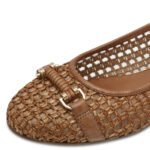 Дамски кафяви обувки Tamaris Touch-it балерина - Image 5