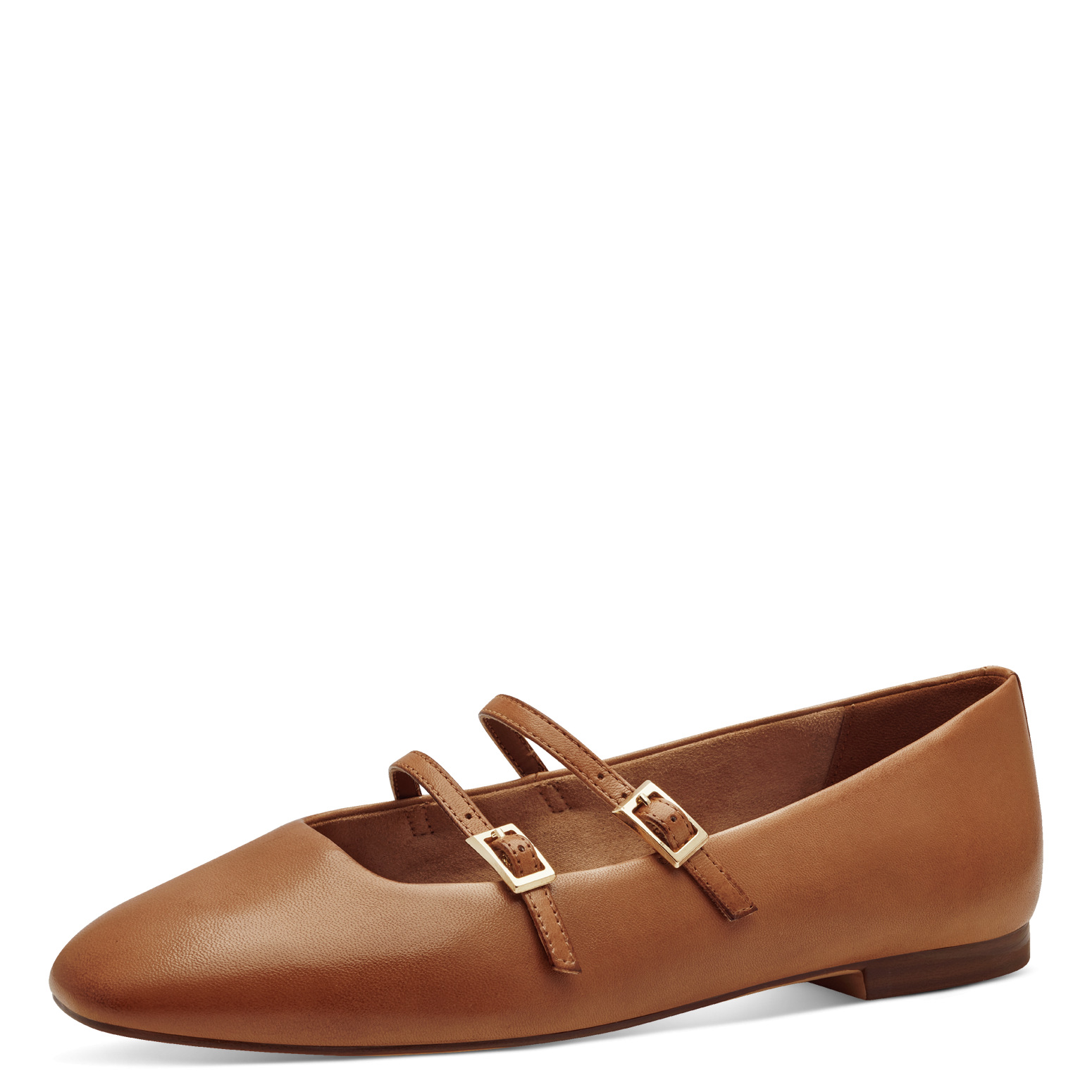 001-22142-44-305-300 Дамски обувки Tamaris балерина Touch it кафяви - Image 1