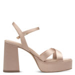 Дамски елегантни сандали на ток Tamaris Touch It розови - Image 6