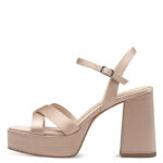 Дамски елегантни сандали на ток Tamaris Touch It розови - Image 2