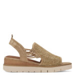 Дамски сандали на платформа Tamaris Touch-it бежови - Image 3