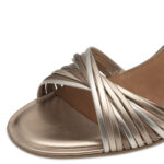 Дамски елегантни сандали на ток Tamaris Touch it златисти - Image 5