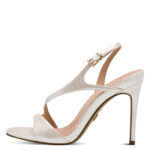 Дамски елегантни сандали на ток Tamaris Heart and Sole сребристи - Image 2