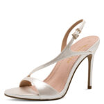 Дамски елегантни сандали на ток Tamaris Heart and Sole сребристи