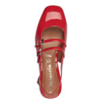 Дамски червени обувки Tamaris Touch-it - Image 7