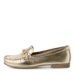 Дамски мокасини Marco Tozzi естествена кожа златни - Image 2