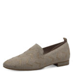 Дамски мокасини Marco Tozzi бежови/златисти