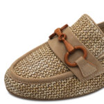 Дамски мокасини Jana Soft Flex бежови - Image 5