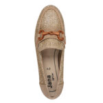 Дамски мокасини Jana Soft Flex бежови - Image 3