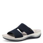 Дамски равни чехли Jana Relax Fit сини ширина H