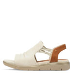 Дамски равни сандали Jana Softline H ширина бежови/кафяви - Image 2