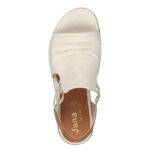 Дамски равни сандали Jana Softline H ширина бежови/кафяви - Image 5