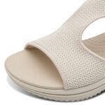 Дамски сандали Jana Softline H ширина бежови - Image 4