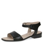 Дамски кожени сандали Caprice черни