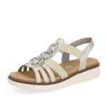 Дамски бежови сандали Remonte Soft foam D2073-60 - Image 2