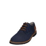 Мъжки ежедневни обувки Bugatti естествен велур сини - Image 2