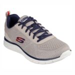 Мъжки спортни обувки Skechers бежови/сини - Image 3