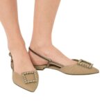 Дамски рaвни обувки Tamaris Touch it бежови