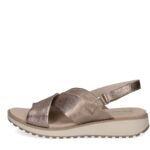 Дамски сандали естествена кожа Caprice златисти - Image 2