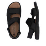 Мъжки сандали естествена кожа Rieker 25558-01 черни - Image 6