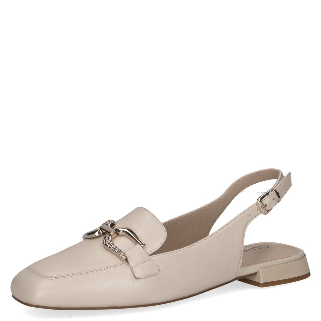 29400 (3) Дамски обувки Caprice естествена кожа бежови - Image 1