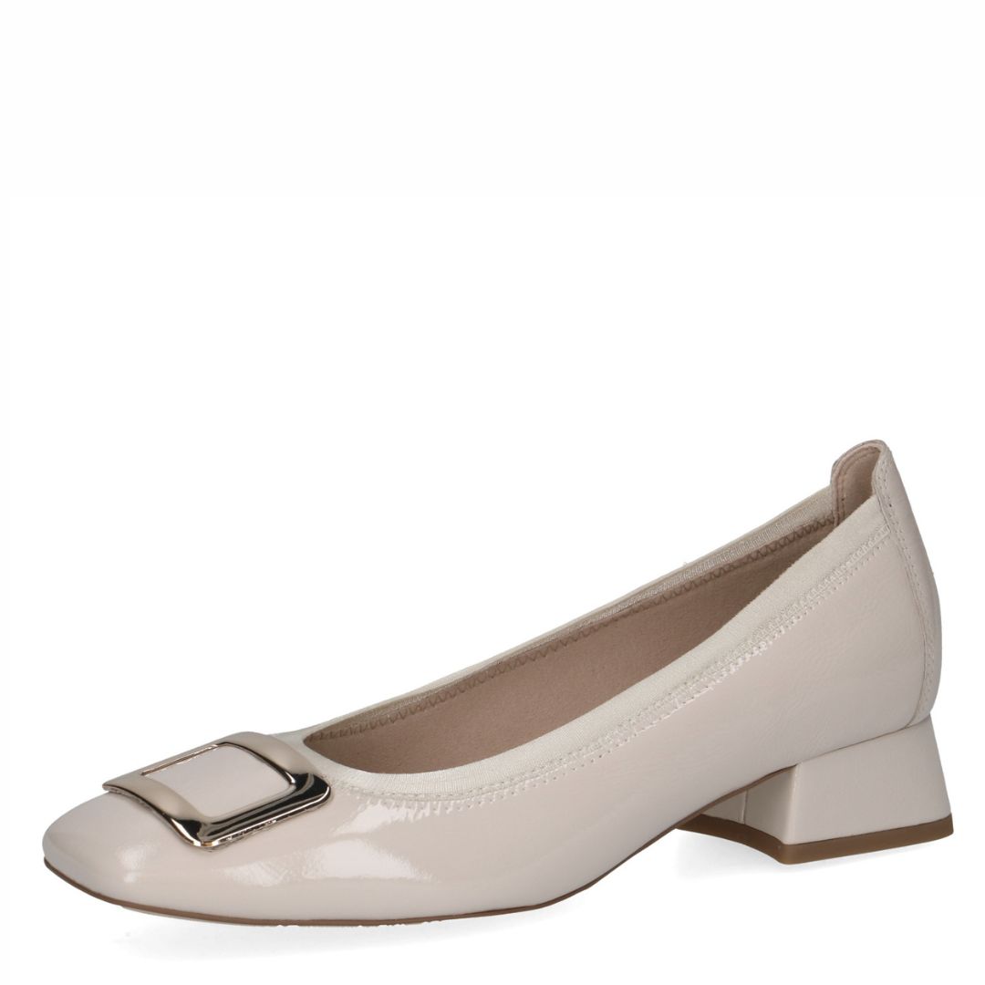 3 Дамски обувки Caprice естествена кожа бежови - Image 1