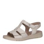 Дамски сандали от естествена кожа Caprice бежови