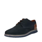 Мъжки велурени обувки Bugatti сини - Image 2