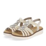 Дамски бежови сандали Remonte Soft foam D2073-60 - Image 3