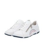 Дамски спортни обувки Rieker 42424-80 бели/сини - Image 4