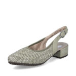 Дамски елегантни обувки Rieker 47060-52 зелени - Image 2